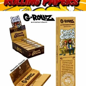 G-Rollz Cheech and Chong Brown Combi-Pack unbleached χαρτάκια τζιβάνες freshseeds