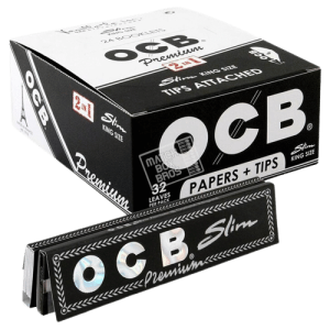 OCB Premium King Size Slim + Tips