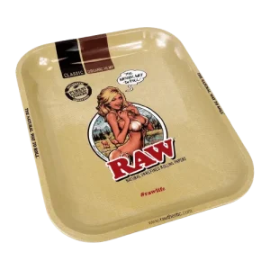 RAW Rolling Tray Girl 28 x 18