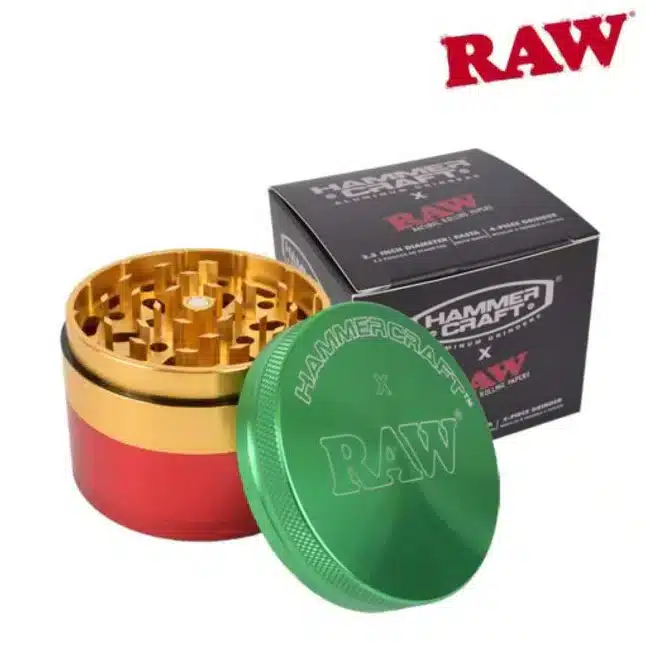 Raw Rasta Grinder 63mm - Image 3