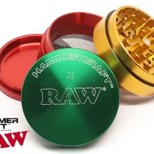 Raw Rasta Grinder 63mm