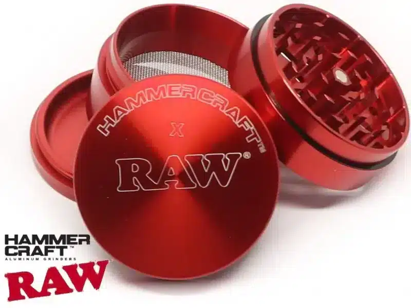 Raw Red Grinder 63mm - Image 3