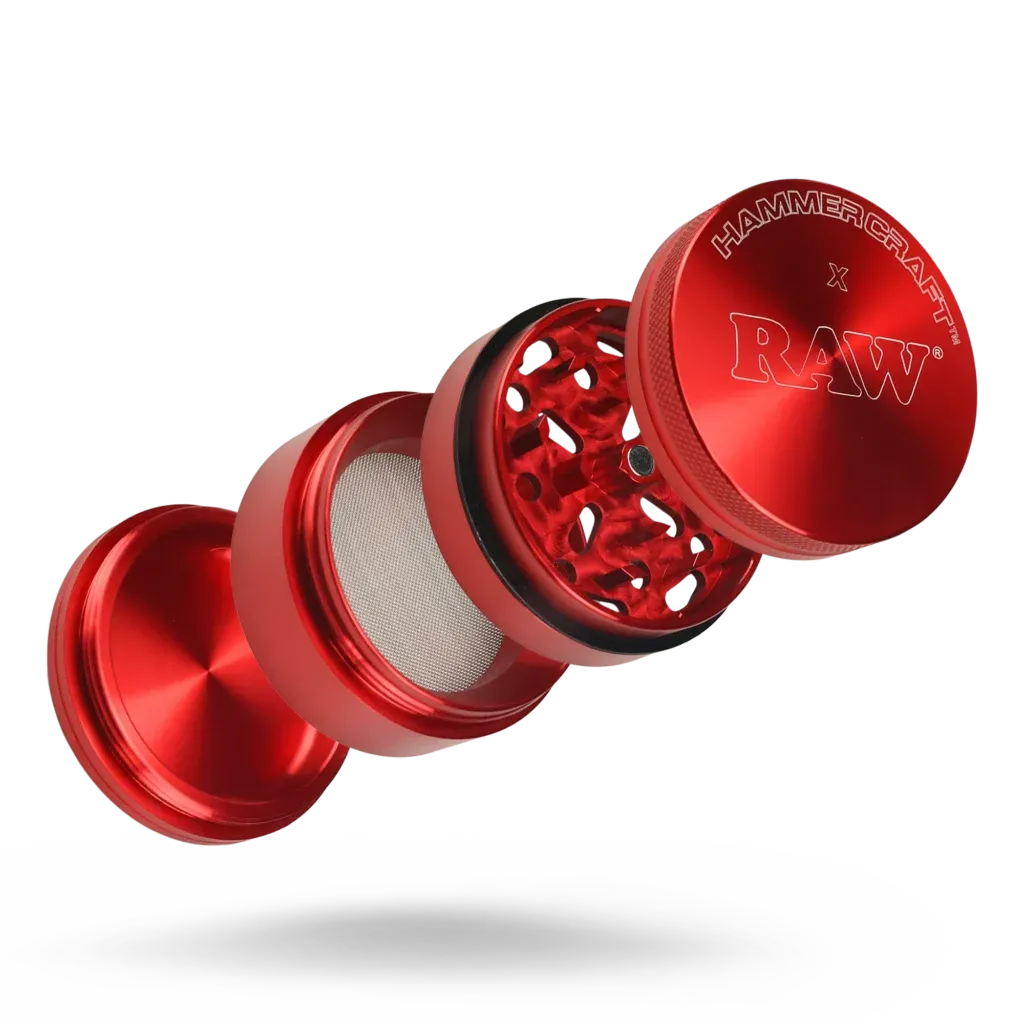 Raw Red Grinder 63mm - Image 2