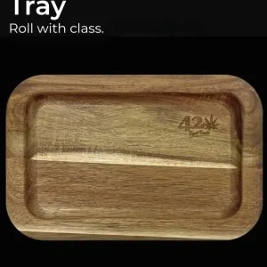 Ashwood Δίσκος Στριψίματος 420 FastBuds ξύλινος rolling tray freshseeds