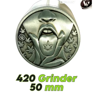 Grinder Metal 50mm Sexy Design μεταλλικός τρίφτης freshseeds