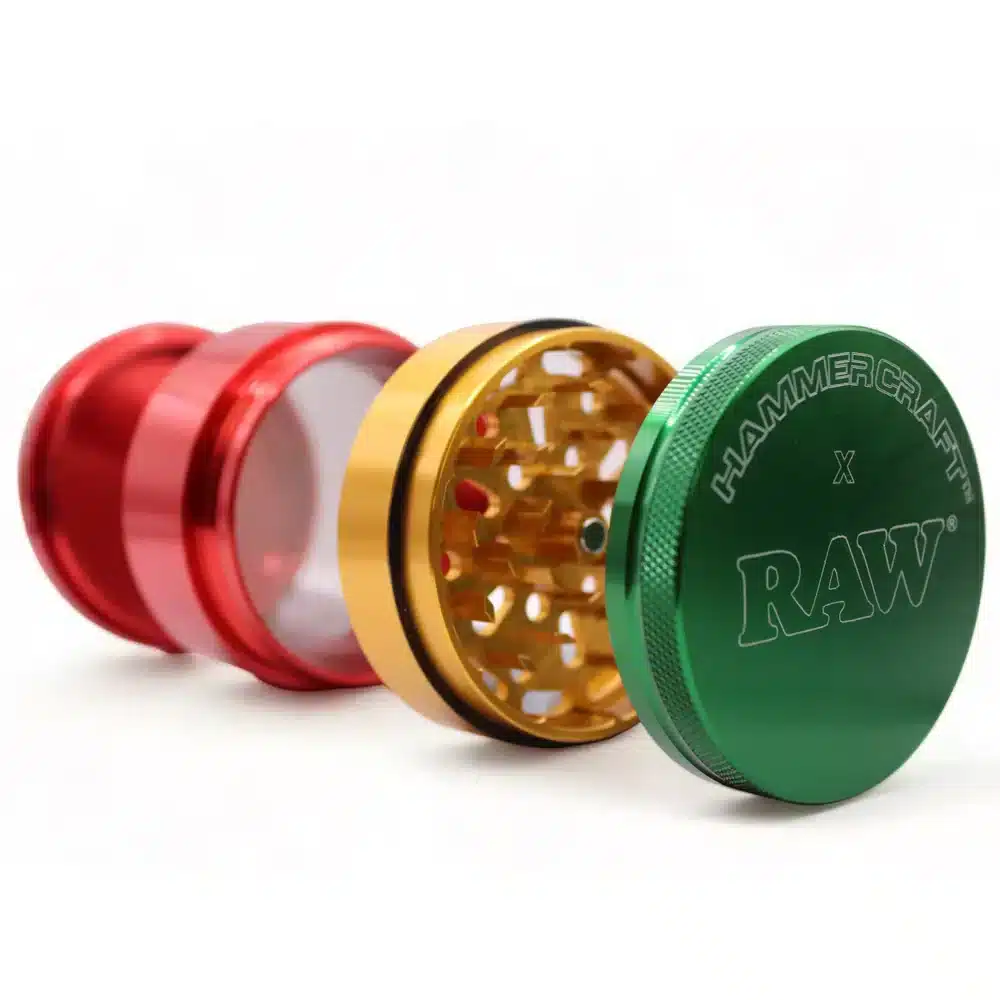Raw Rasta Grinder 63mm - Image 2