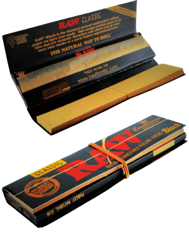 Raw Black Connoisseur King Size Slim με Tips
