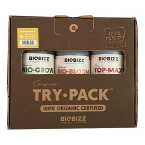 BioBizz Try·Pack – Σετ 3 βιολογικών λιπασμάτων 250ml (Bio·Grow, Bio·Bloom, Top·Max) – FreshSeeds.gr