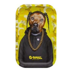 G-Rollz Pets Rock Rap Rolling Tray Medium με μεταλλική κατασκευή και συλλεκτικό artwork