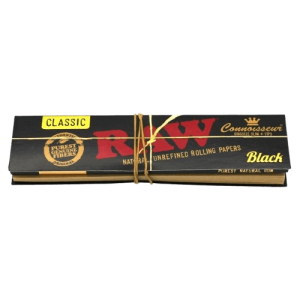 RAW Black K/S Slim Paper + Tips – 32 φύλλα και 32 τζιβάνες