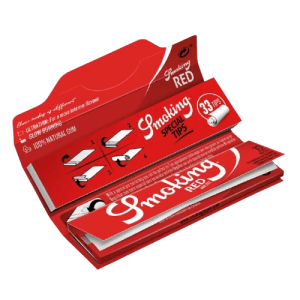 Smoking RED King Size + Tips – Χαρτάκια και τζιβάνες αργής καύσης από την Smoking