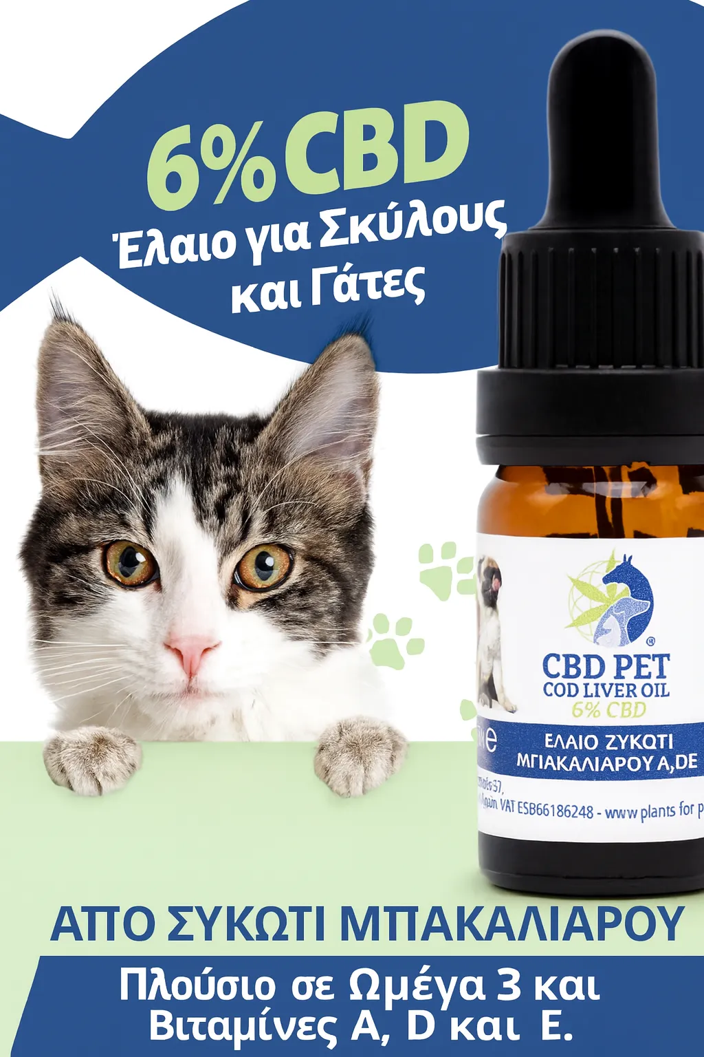 CBD Oil Pet 6% Plant of Remedy 10ml
